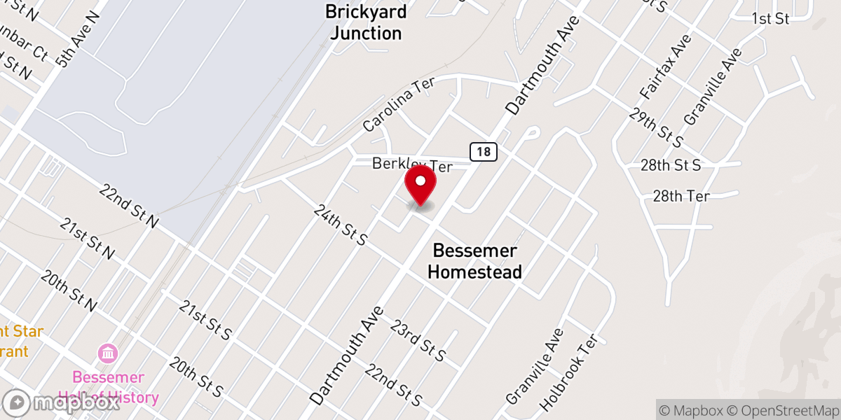 Map showing location of St John Independent Methodist