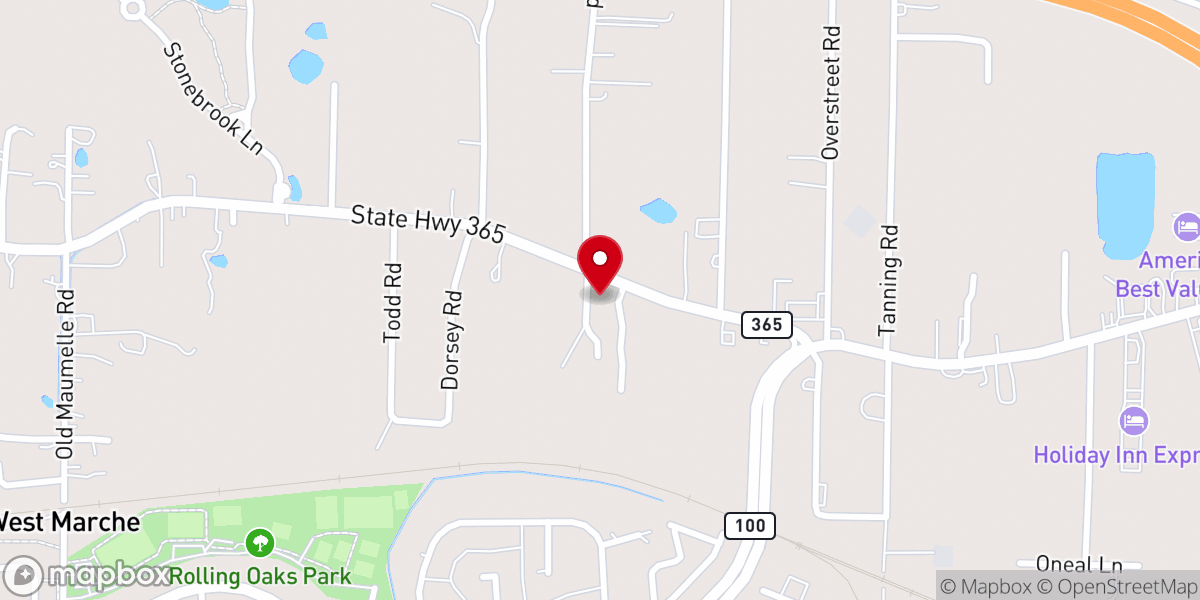 Map showing location of Bibleway Apostolic Church