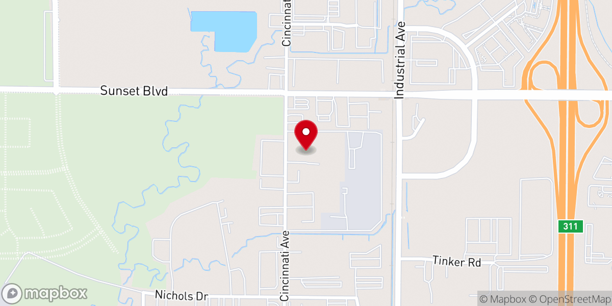 Map showing location of Crosspointe Community Church