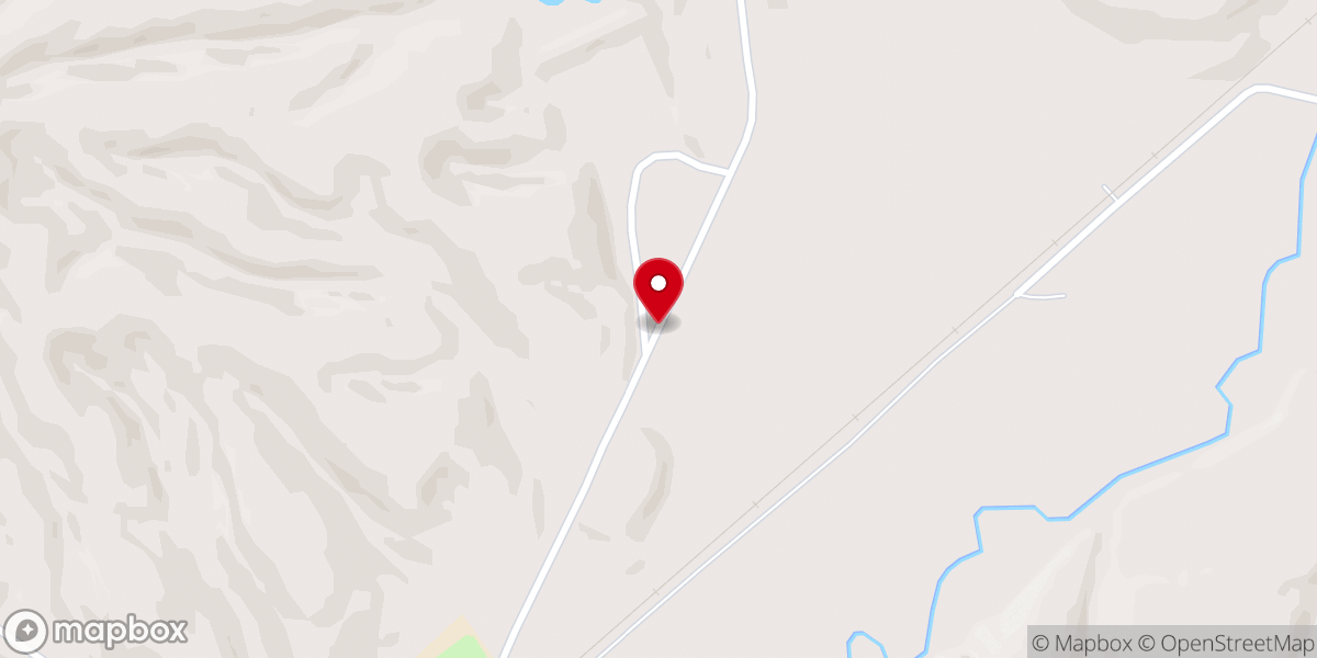Map showing location of Hungry Mountain Holyness Church