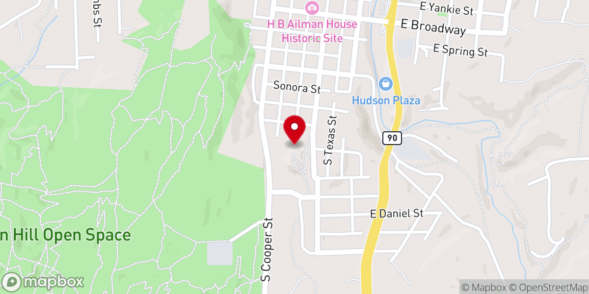 Map showing location of La Capilla