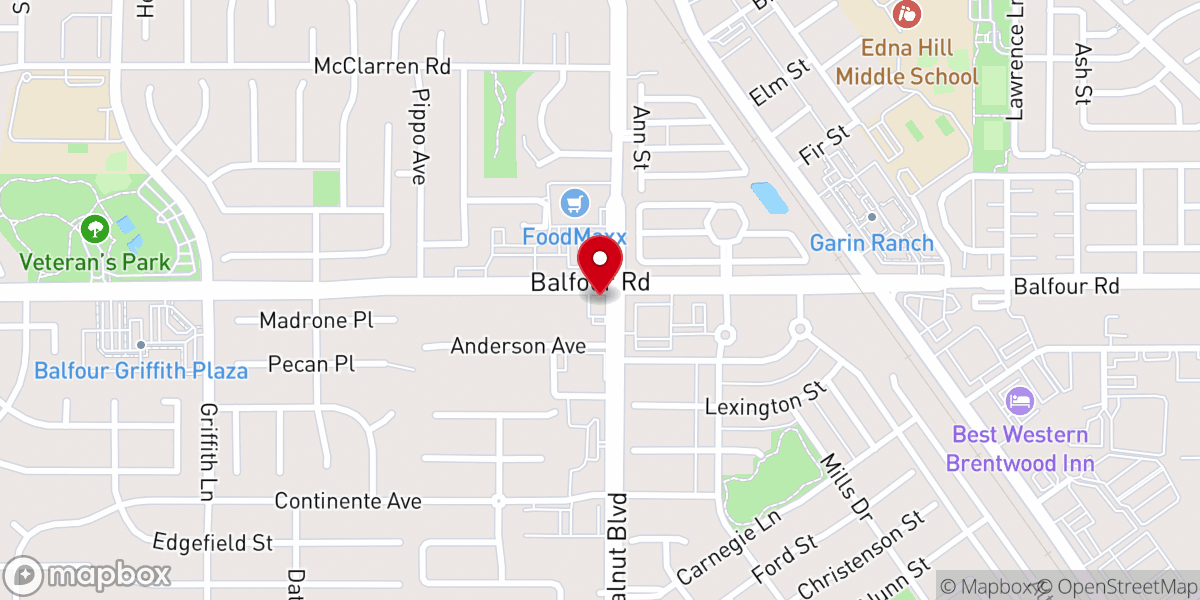 Map showing location of #theBrentwoodchurch of Christ