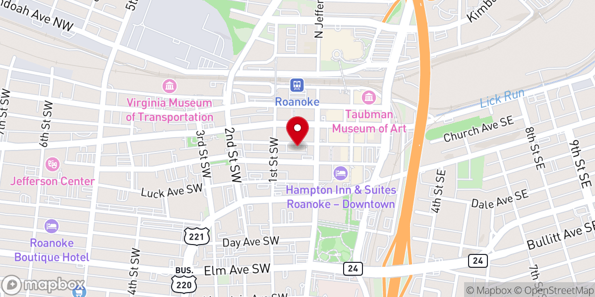Map showing location of Open Vail Ministry