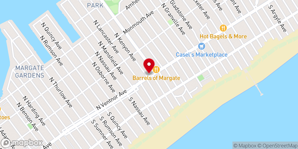Map showing location of Holy Trinity Parish