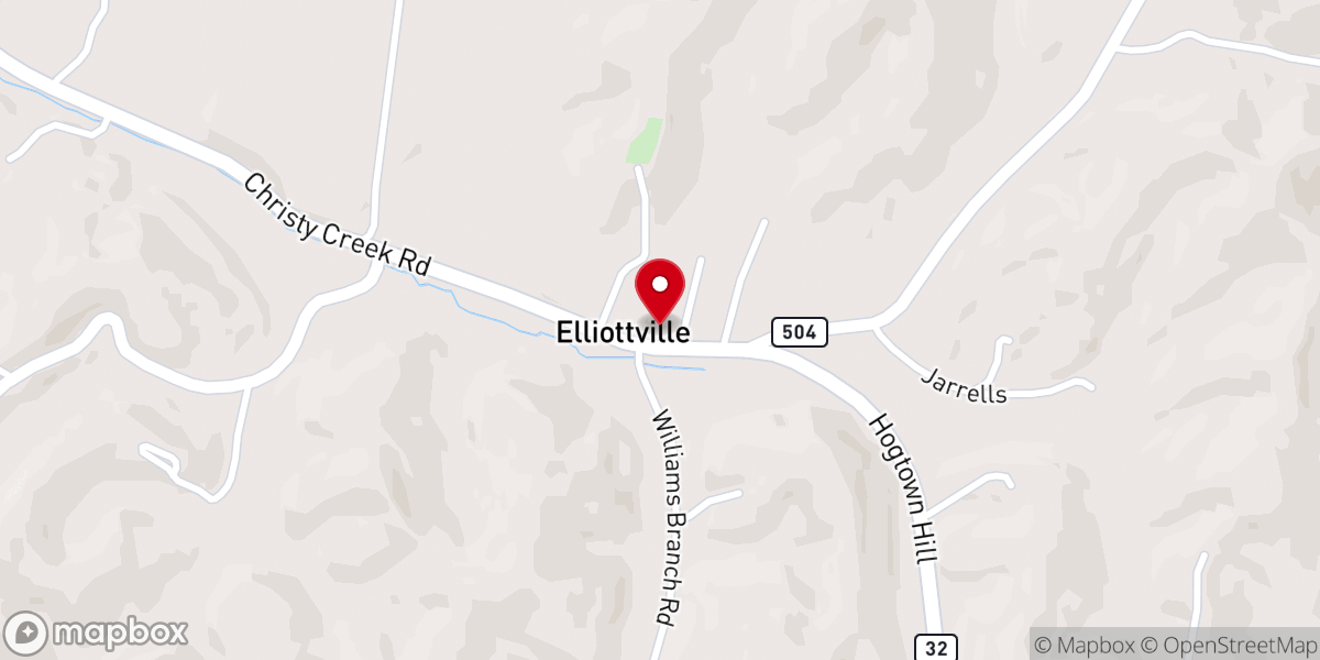 Map showing location of Patriarchs Youth Center