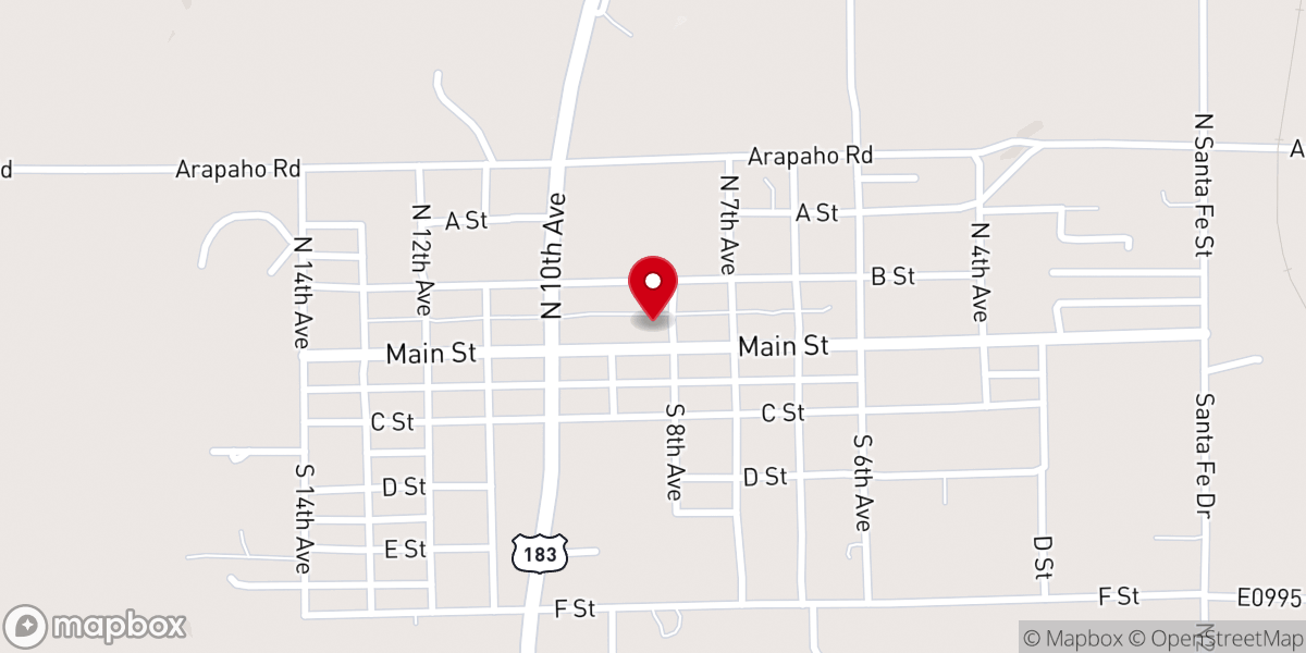 Map showing location of Methodist Church