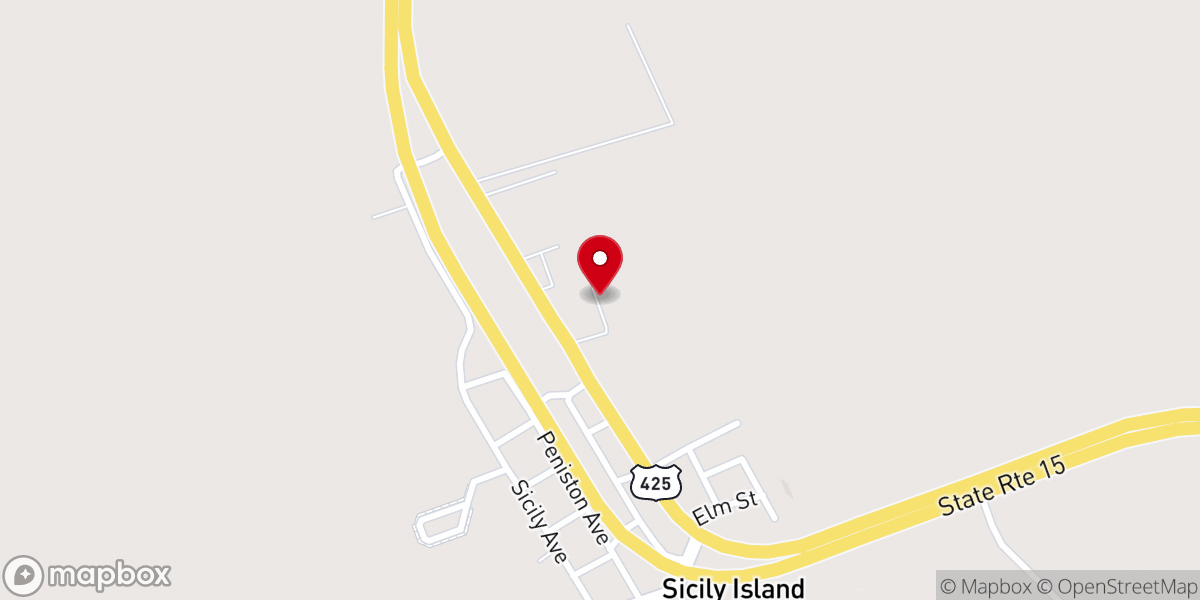 Map showing location of Island Place Apartments