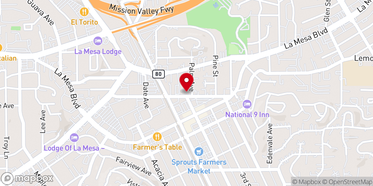 Map showing location of All Peoples Church