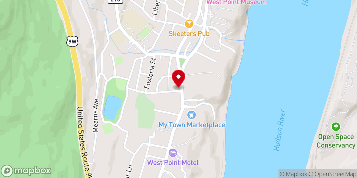 Map showing location of St Marks Baptist Church