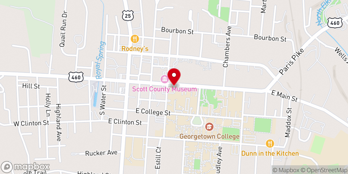 Map showing location of Slainte Public House