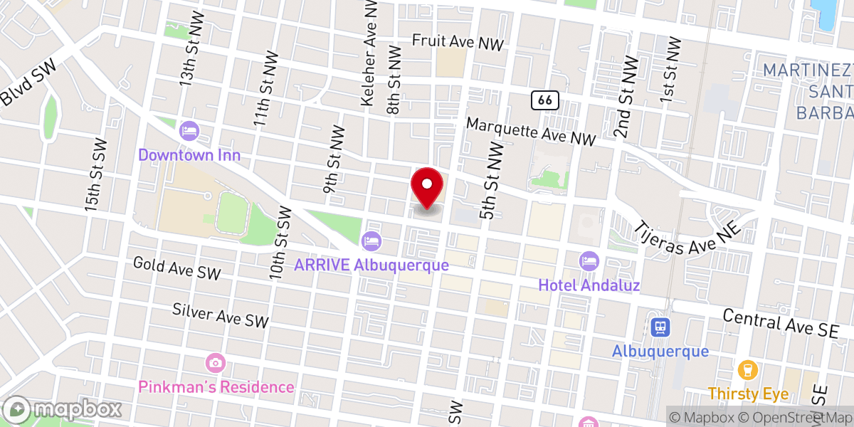 Map showing location of Immaculate Conception Catholic Church