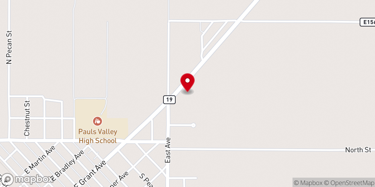 Map showing location of Faith Temple