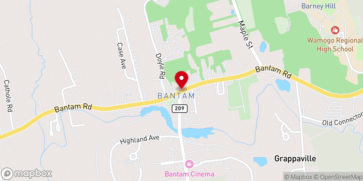 Map showing location of Bantam