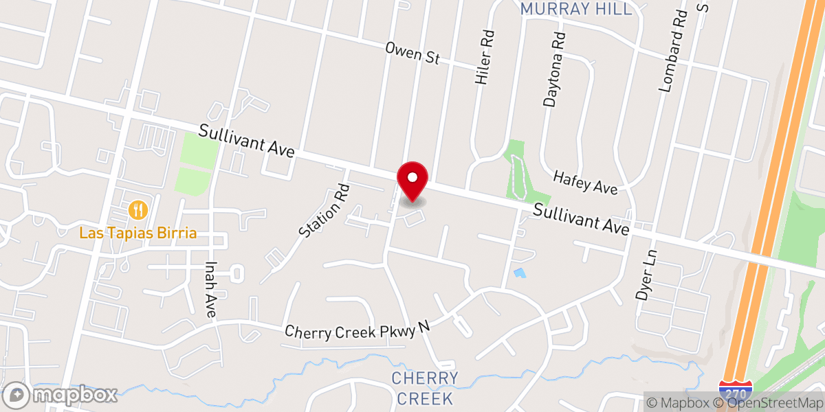 Map showing location of Cherry Creek Church of Christ