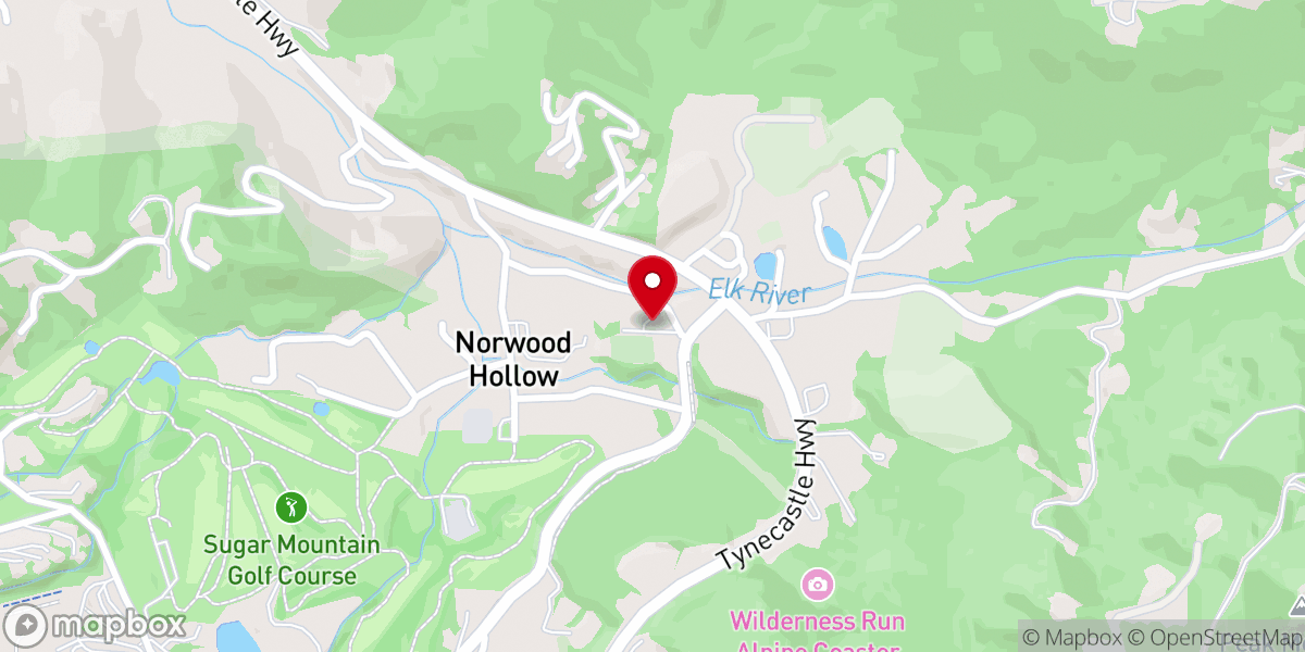 Map showing location of Banner Elk Church of Christ