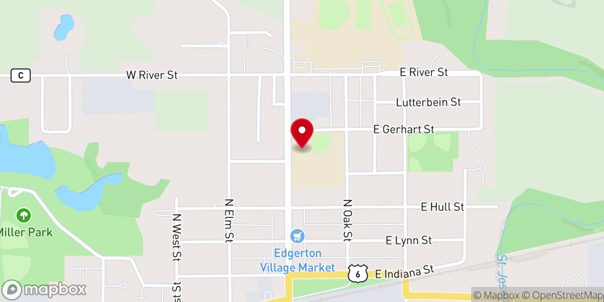 Map showing location of Never Let Go Ministries