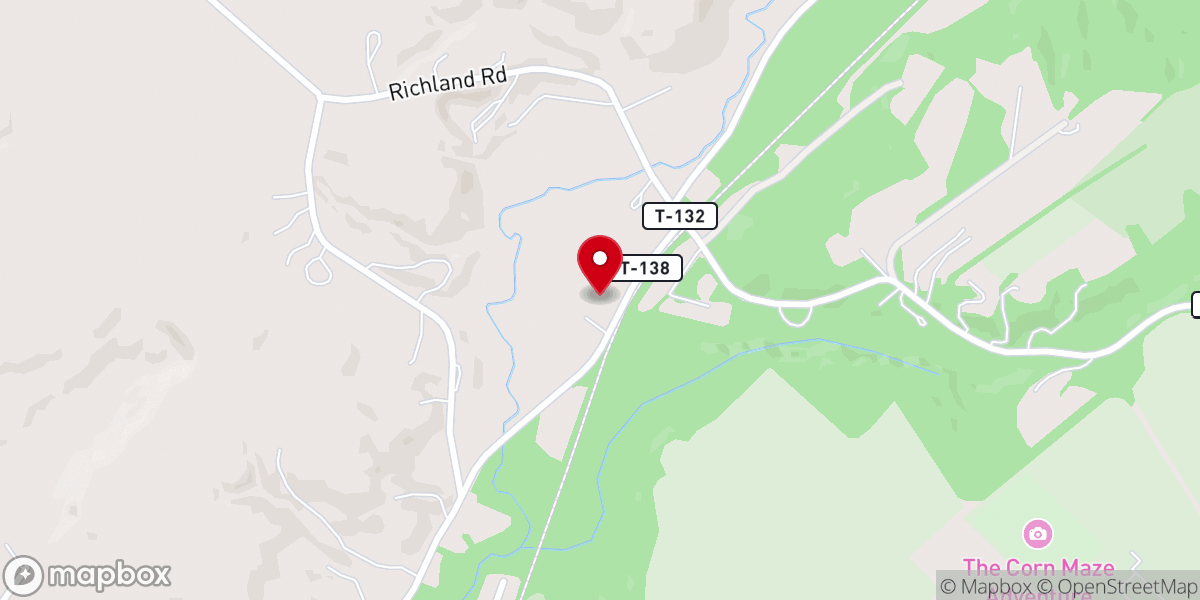 Map showing location of Spring Valley Christian Baptist