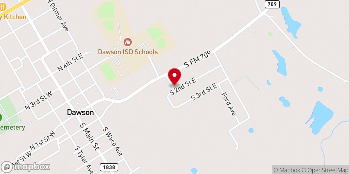 Map showing location of Saint James A.M.E. CHURCH