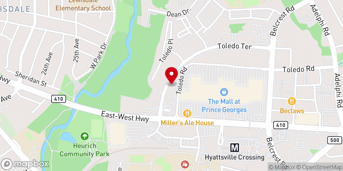 Map showing location of The Redeemed Christian Church of God Praise Pavilion