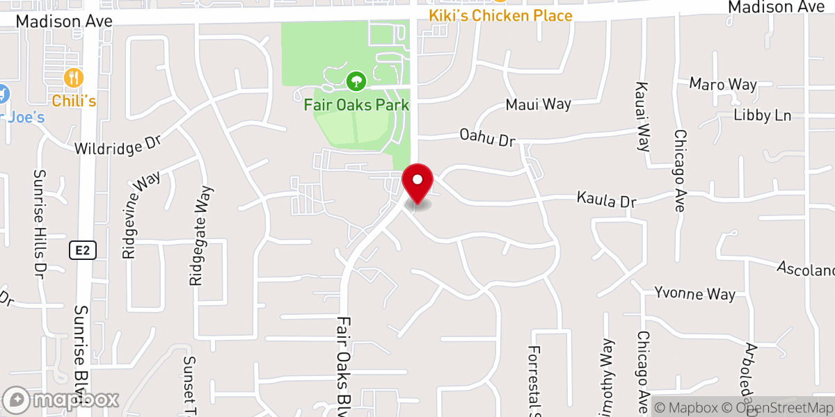Map showing location of Valley Redemptive Church