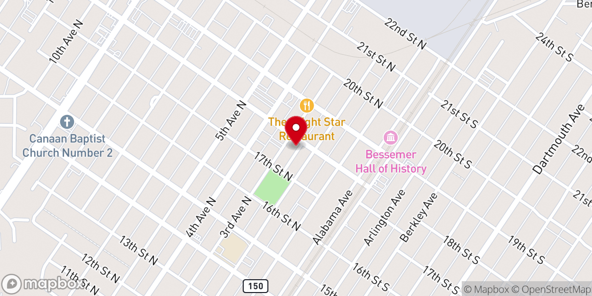 Map showing location of Perfecting Reconciliation Church International