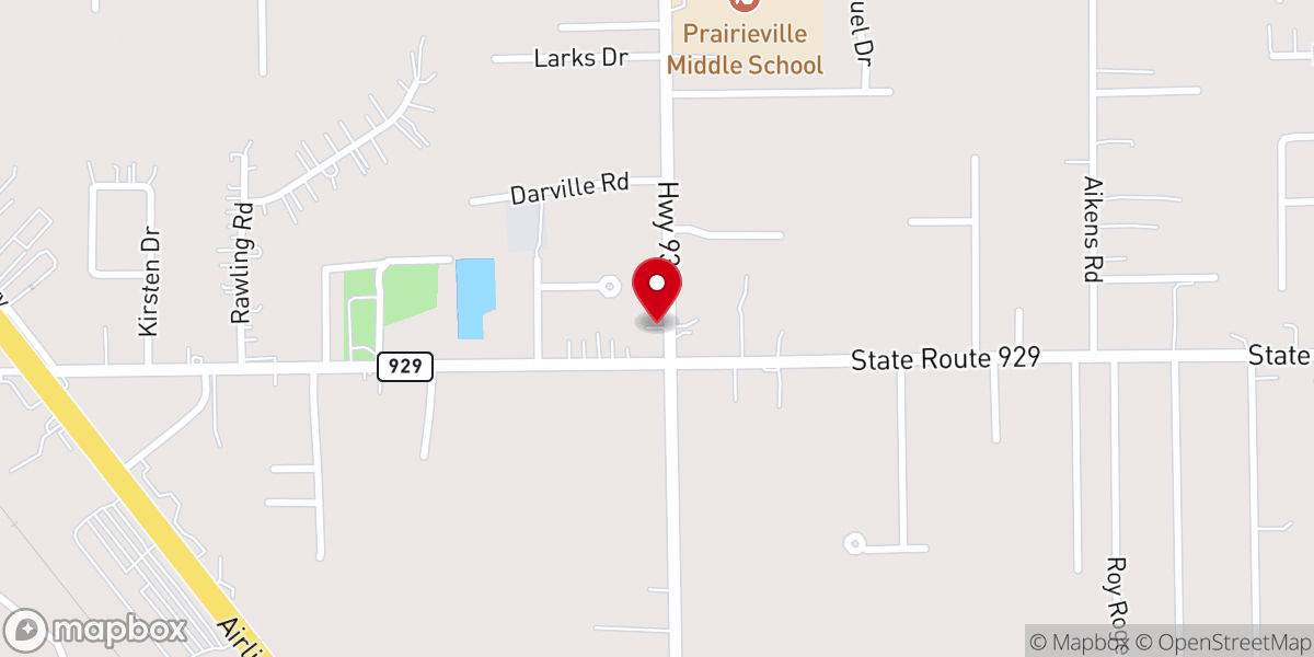Map showing location of New Day Ministry