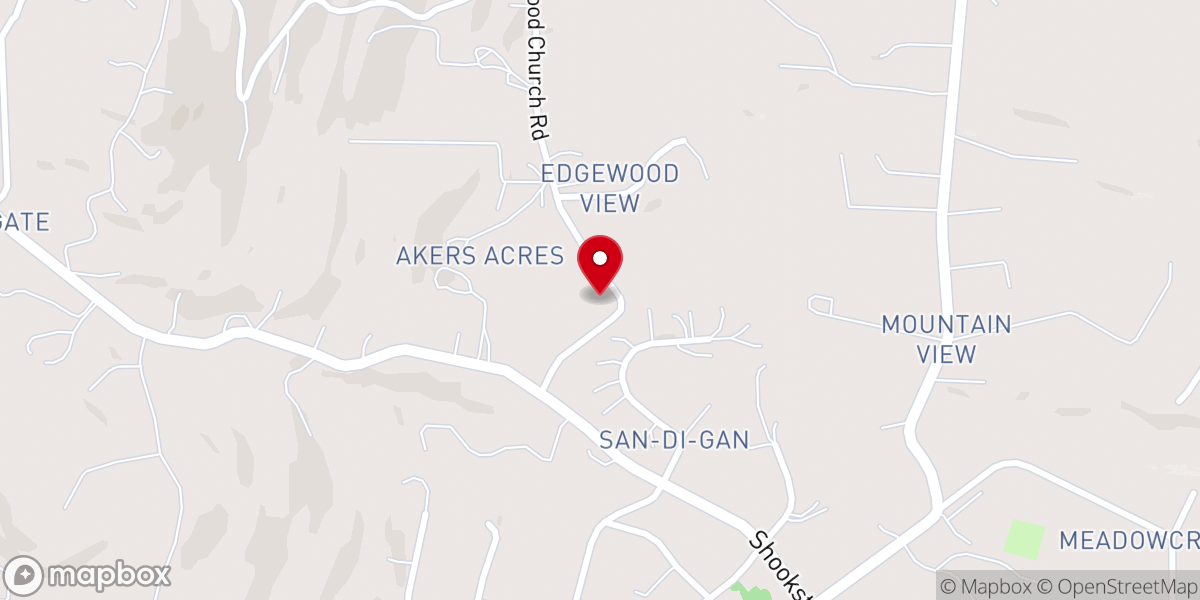 Map showing location of Victory Christian Center