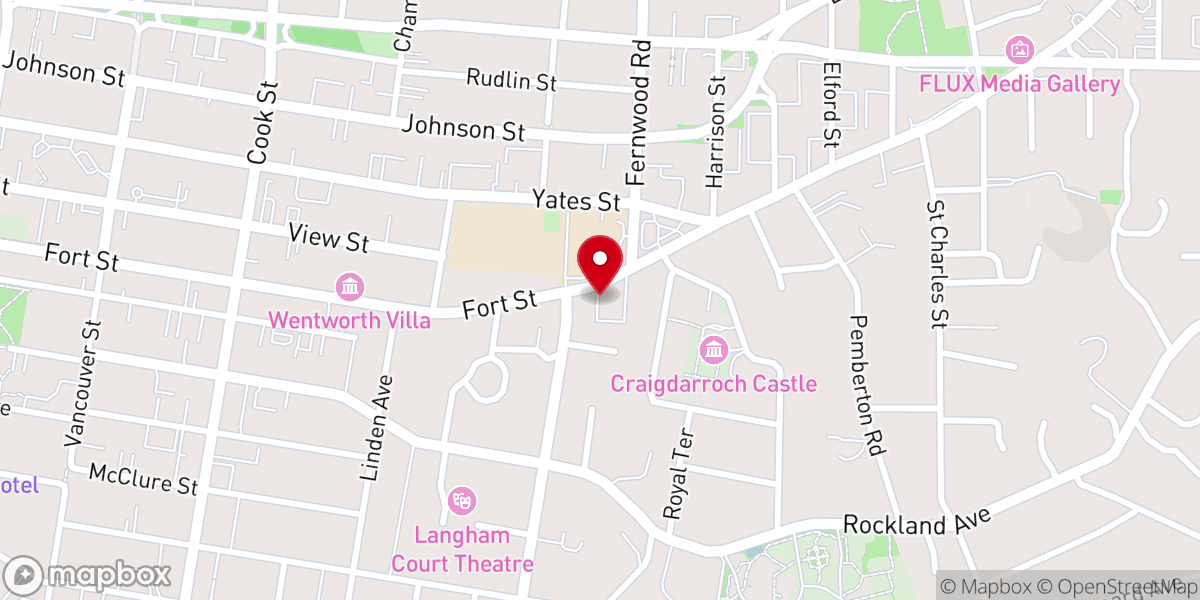 Map showing location of Grace Lutheran Church ELCIC