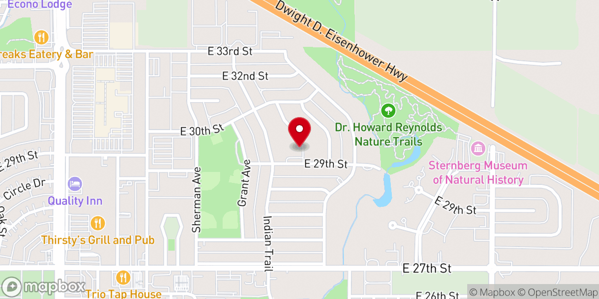 Map showing location of Cornerstone Southern Baptist Church
