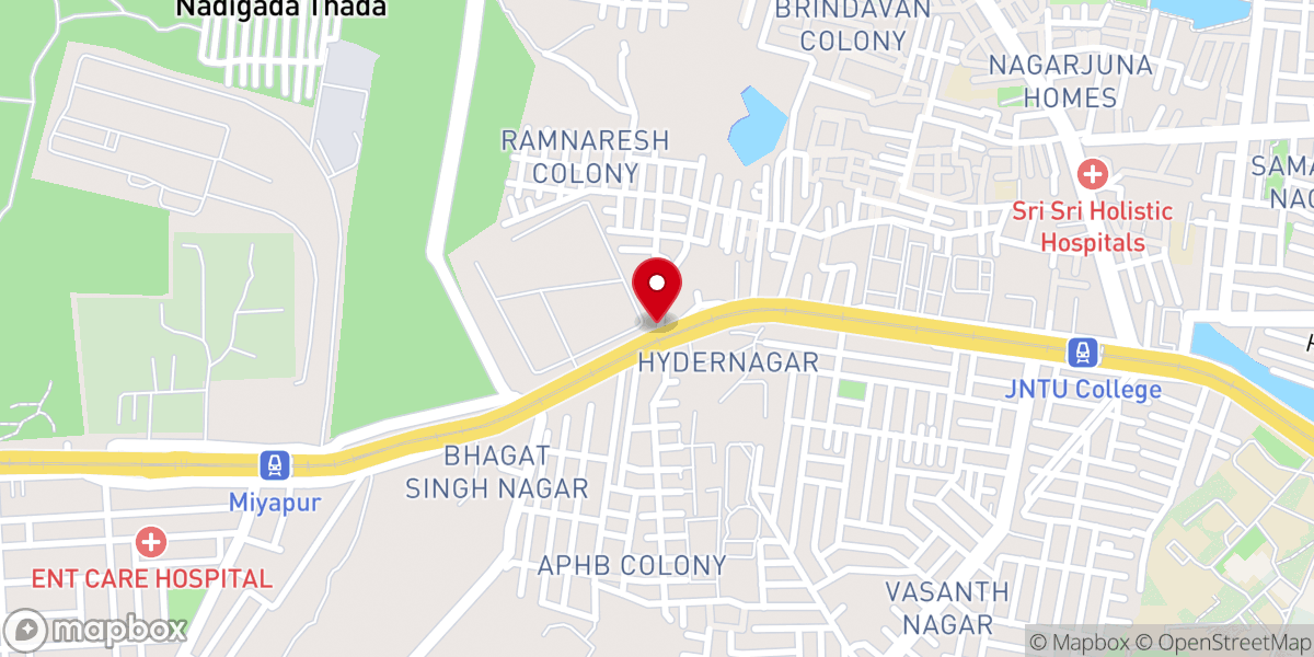 Map showing location of Sion Fellowship Church