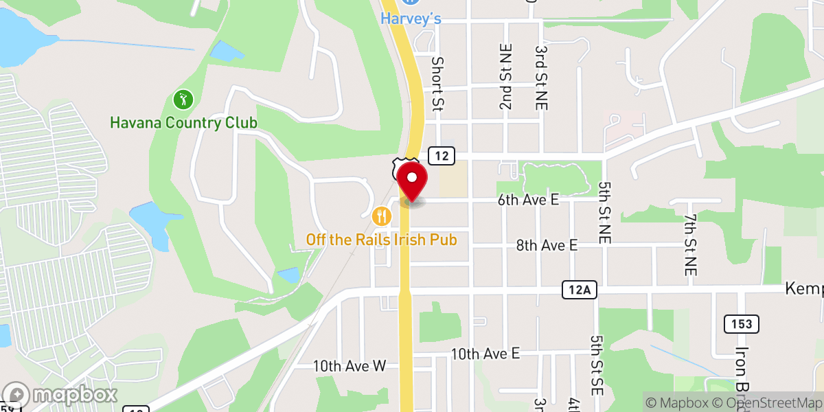 Map showing location of Chosen for Worship Ministries