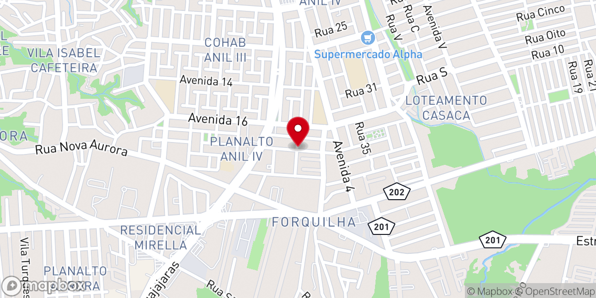 Map showing location of Igreja Evangelho Pentecostal