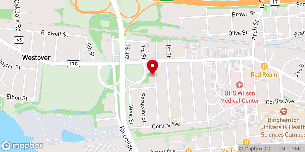 Map showing location of jc3cu