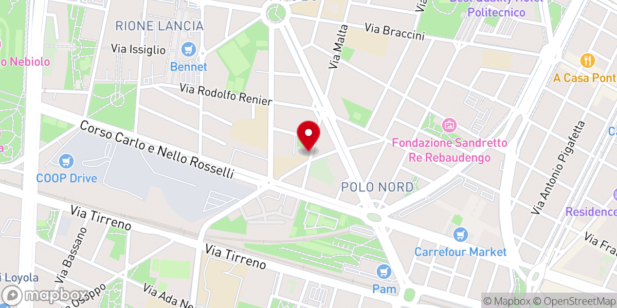 Map showing location of Parrocchia San Francesco di Sales