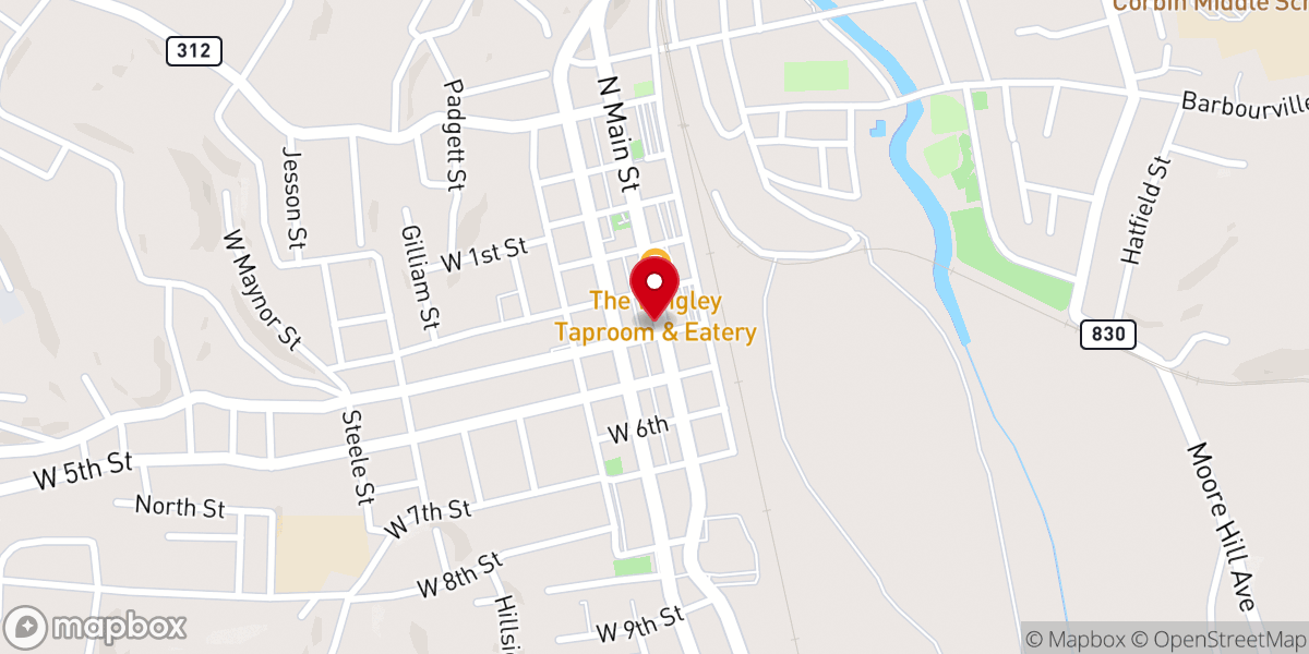 Map showing location of Central Baptist Youth Corner