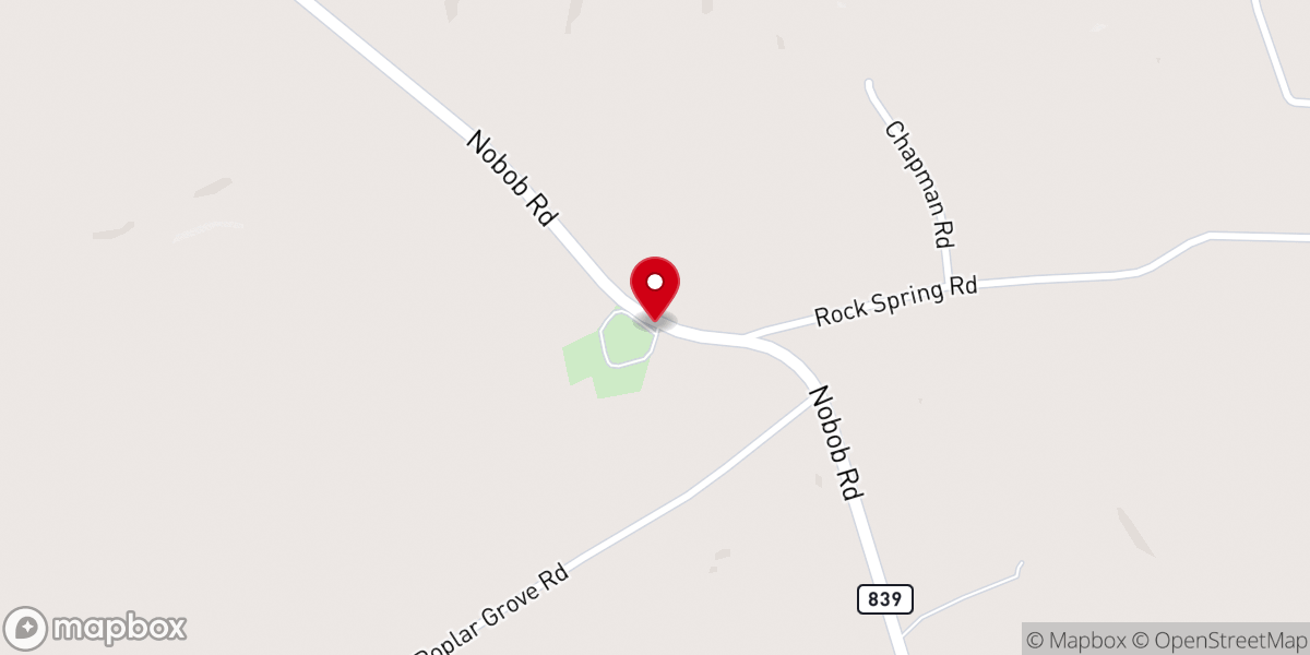 Map showing location of Union II Missionary Baptist Church, KY