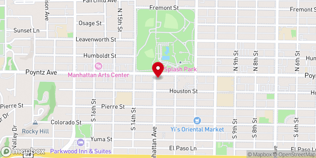 Map showing location of First Free Methodist Church