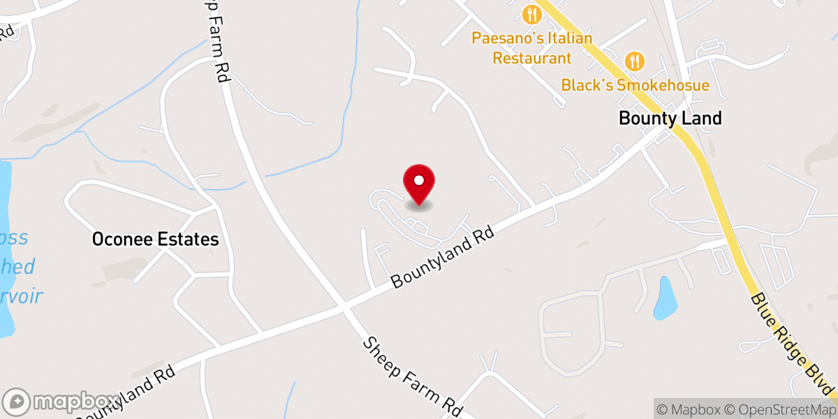 Map showing location of Saint Paul the Apostle Catholic Church