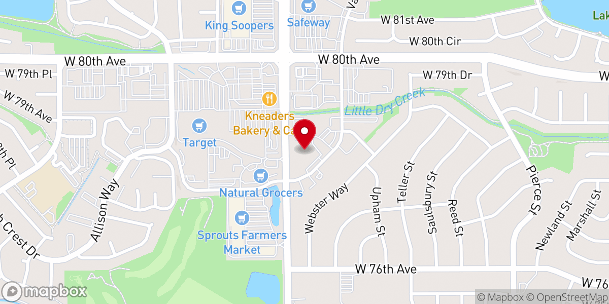 Map showing location of Community of Grace, a Presbyterian Church