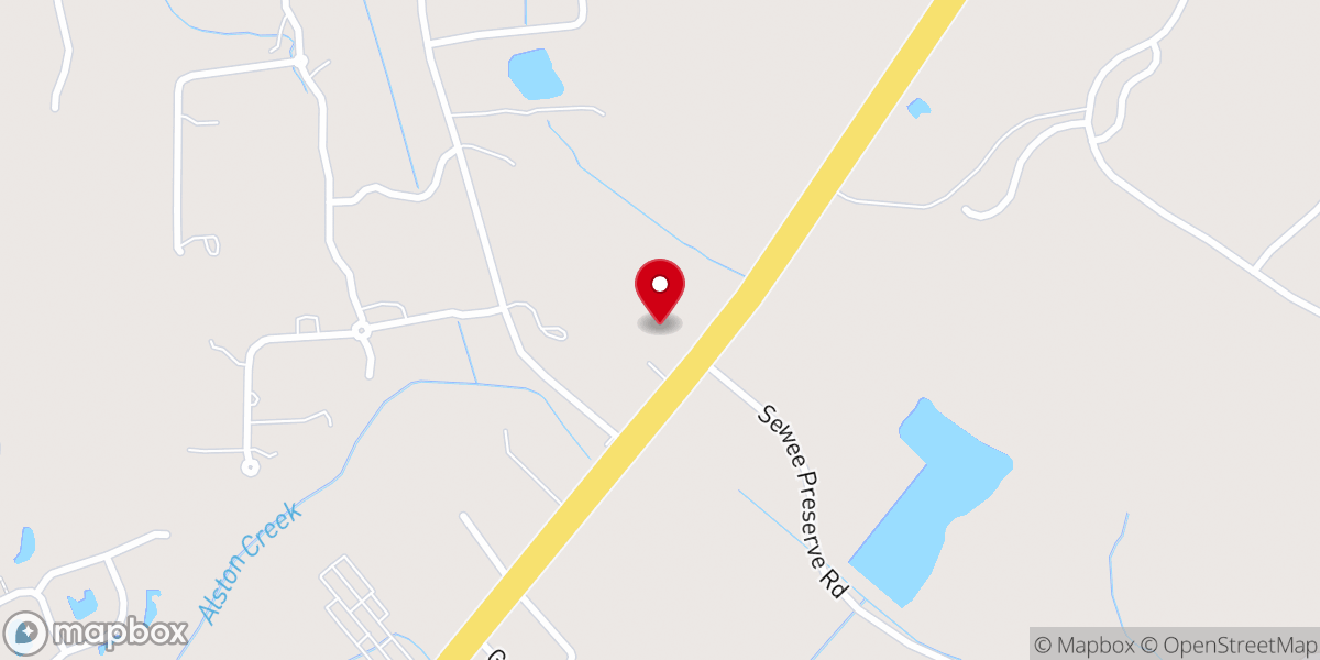 Map showing location of Greater Zion AME Church