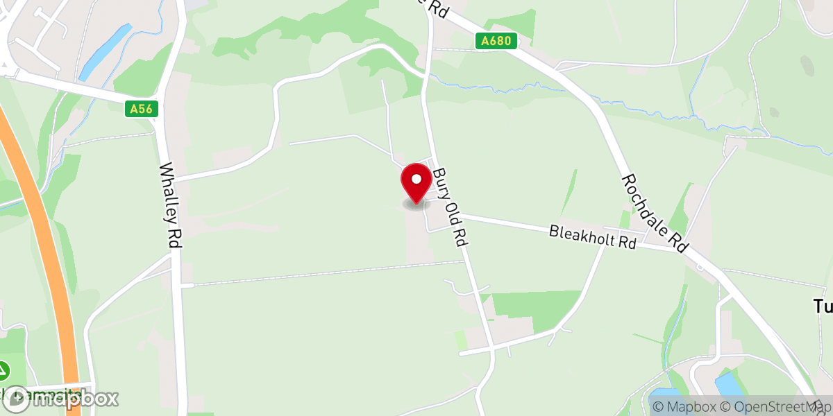 Map showing location of Bleakholt Animal Sanctuary