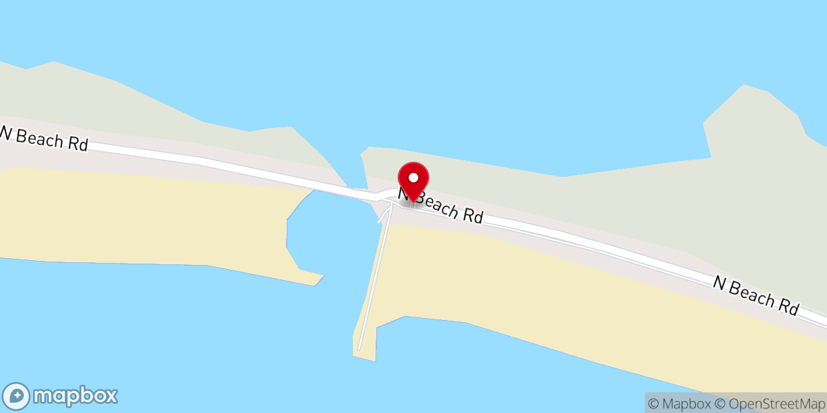 Map showing location of Bear Lake State Park - North Beach