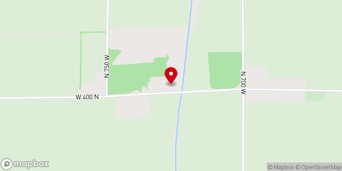 Map showing location of Mount Zion Church