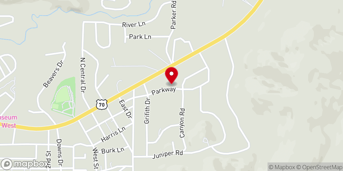 Map showing location of Ruidoso Seventh-day Adventist