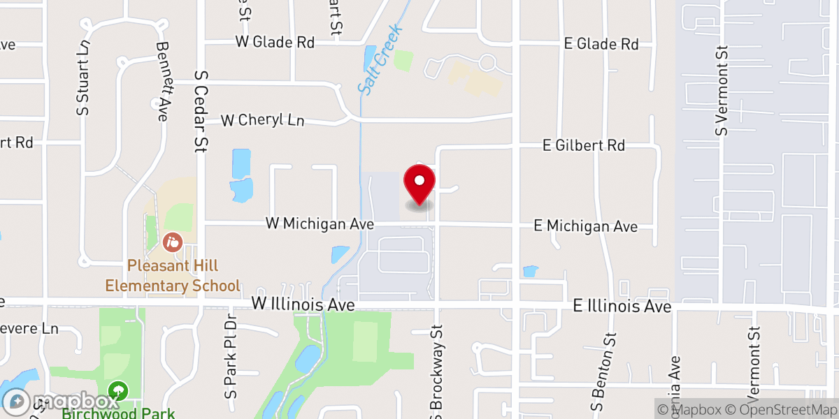 Map showing location of Christ the King Ev. Lutheran Church
