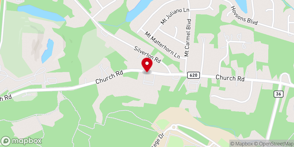 Map showing location of Our Lady of Perpetual Help Byzantine Catholic Church