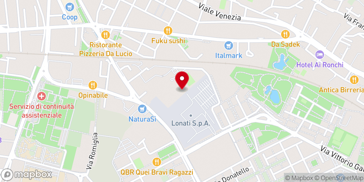Map showing location of Cappella “alla sapienza dell’altissimo”