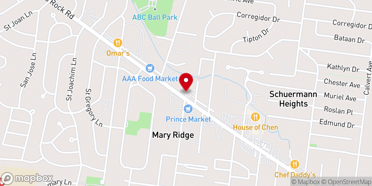 Map showing location of Reach Church