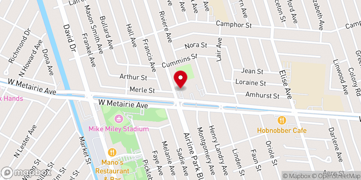 Map showing location of Archdiocesan Spirituality Center