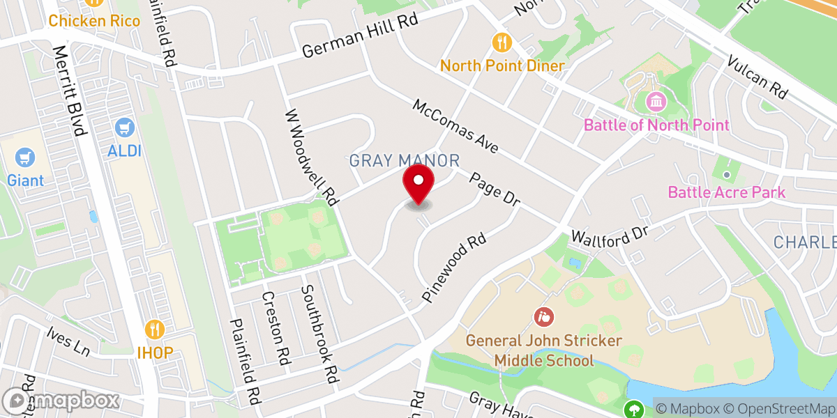 Map showing location of First Lutheran Early Learning